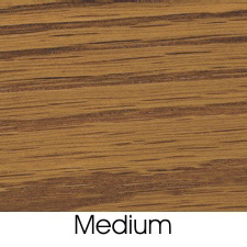 Medium Oak Stain On Oak Wood Species