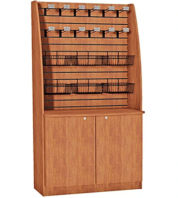 Arch Sided, Free Standing Style, Micro Market Cabinet Base Merchandiser