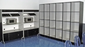 Lunch Box Storage Microwave Oven Cabinets Installation