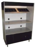 Wide 72 Inch Microwave Cabinet