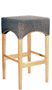 Morocco Bar Stool Fully Upholstered Seat