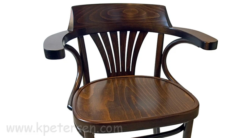 New York Cafe Chair Front View Seat and Arm Detail
