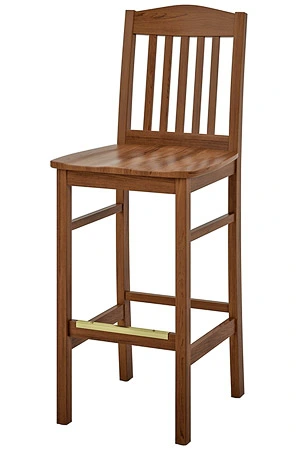 Oak Mission Barstool Wood Seat