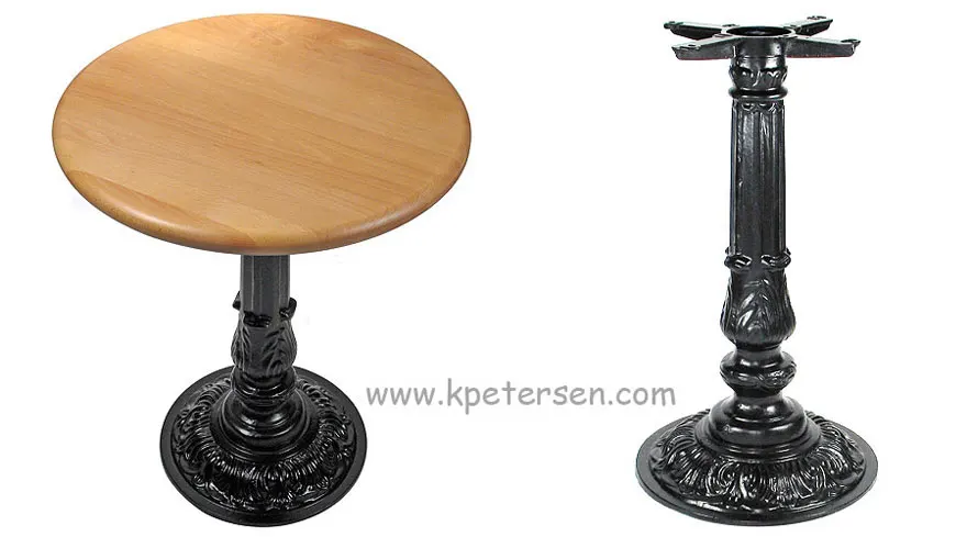 Victorian Style Small Round Cast Iron Antique Reproduction Table Base For Small Table Tops Detail