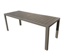 Outdoor Aluminum Table 30 X 76 Inch Rectangular