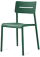 Outdoor Polypropylene Stacking Chair Green
