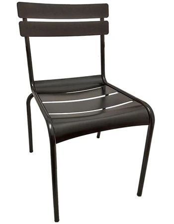 Outdoor Solid Steel Stacking Side Chair