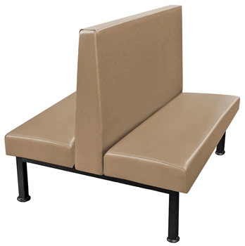 Outdoor Upholstered Restaurant Booth Double