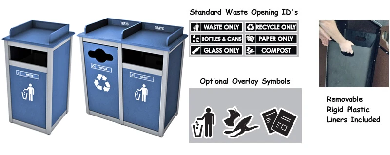 Indoor Outdoor Waste And Recycling Cabinet Options