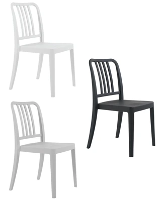 Deco Outdoor Polypropylene Stacking Restaurant Chair Colors