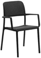 Outdoor Perforated Polypropylene Restaurant Stacking Armchairs