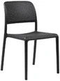 Outdoor Perforated Polypropylene Restaurant Stacking Side Chairs Available