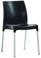 Outdoor Polypropylene & Aluminum Side Chairs Available