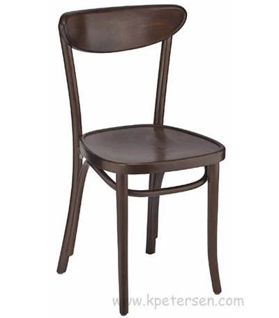 Oval Back Bentwood Chair Front View