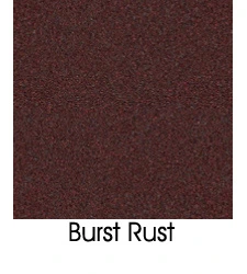 Burst Rust Powder Coat Metal Finish
