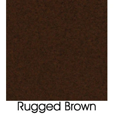 Rugged Brown Powder Coat Metal Finish