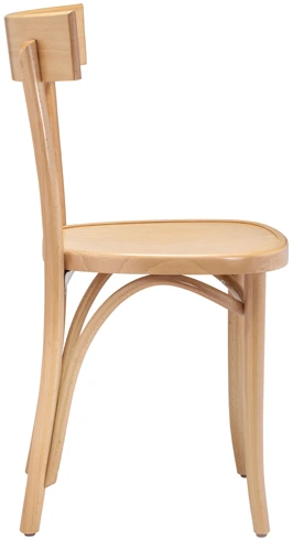 Plain Back Bentwood Chair Side View
