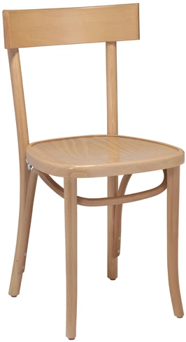 Plain Back Bentwood Chair Front View