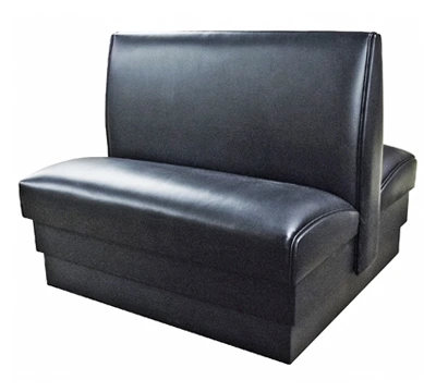 Plain Back Double Upholstered Booth