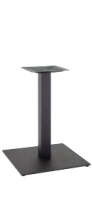 Square Plate Steel Restaurant Table Base