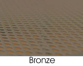 Bronze Metal Mesh Finish Selection