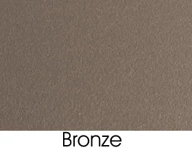 Bronze Solid Metal Finish Selection