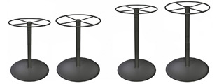 Spun Steel Table Bases