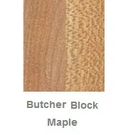 Powdercoated MDF Core Restaurant Table Top Color Option Butcherblock Maple