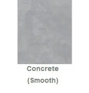 Powdercoated MDF Core Restaurant Table Top Color Option Concrete