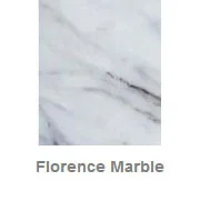 Powdercoated MDF Core Restaurant Table Top Color Option Florence Marble
