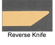 Powdercoated MDF Core Restaurant Table Top Edge Profile Option Reverse Knife
