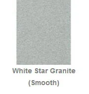 Powdercoated MDF Core Restaurant Table Top Color Option Polar White Star Granite