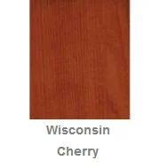 Powdercoated MDF Core Restaurant Table Top Color Option Wisconsin Cherry