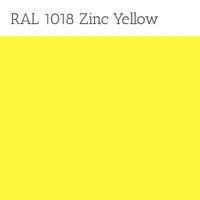 Zinc Yellow Powder Coat Metal Finish