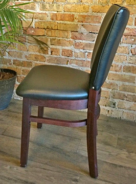Redeem Wood Restaurant Chair Installation Side View