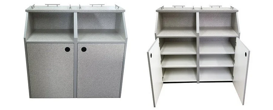 Matching Top Drop Style Storage and Condiment Cabinet