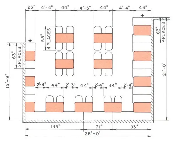 Booth Table Seating Guide - Sizing Chart, Materials & Layout