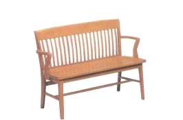 Oak Schoolhouse Bench 52 Inches