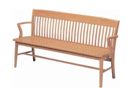 Oak Schoolhouse Bench 71 Inches