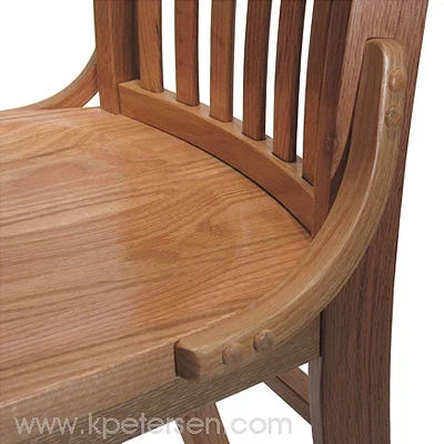 Schoolhouse Chair Side Support Detail