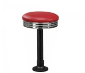Budget Soda Fountain Counter Stools Black Columns Price List 18 and 26 Inch Seat Heights