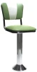 Deluxe Diner Chair Style Bolt Down Soda Fountain Stool