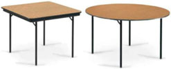 Square and Round Folding Tables