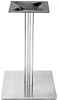 21 Inch Square Stainless Steel Table Base with Stainless Steel Column