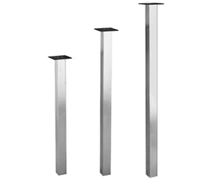 Stainless Steel Table Legs 2 Inch Square