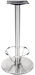 Footrest Option For Bar Height Stainless Steel Table Bases