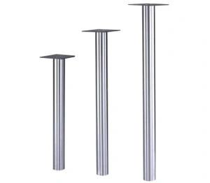 Stainless Steel Table Legs 3 Inch Diameter