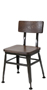 Steel Chair Vintage Industrial Style