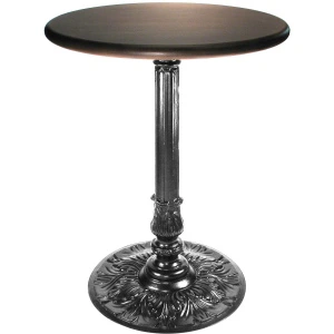  Ornate Round Cast Iron Bar Table Base With Top