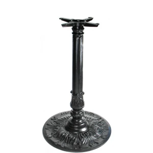  Ornate Round Cast Iron Bar Table Base without Top